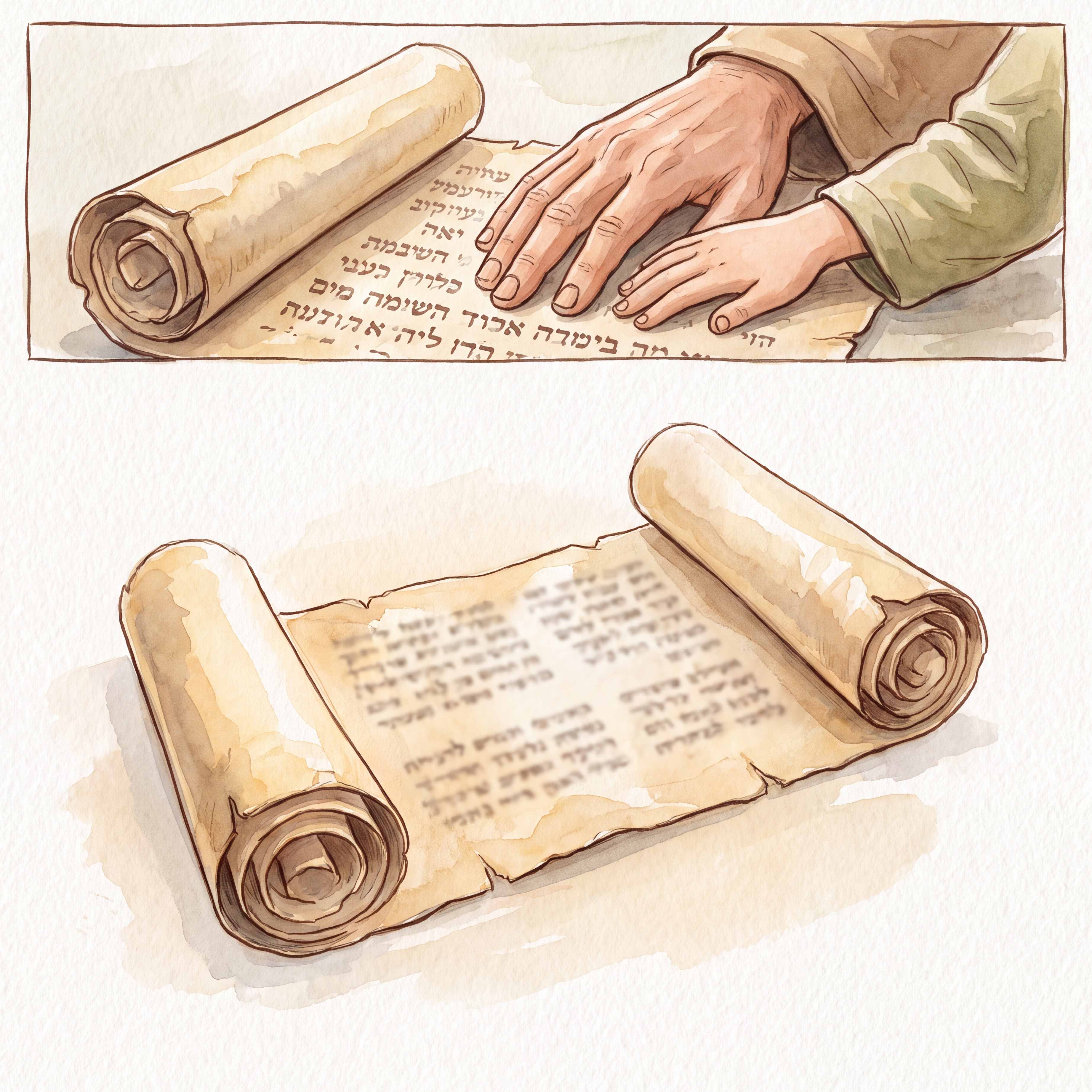 Petite vignette d'ouverture, format bandeau horizontal en haut de page : une main d'adulte et une main d'enfant posées e